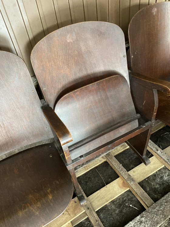 Sièges de cinéma vintage – Chaises & fauteuils, Wood (photo 6 of 6)