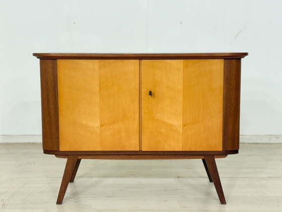 Image 1 of Commode/dressoir/vintage barkast uit het midden van de 20e eeuw – jaren 60