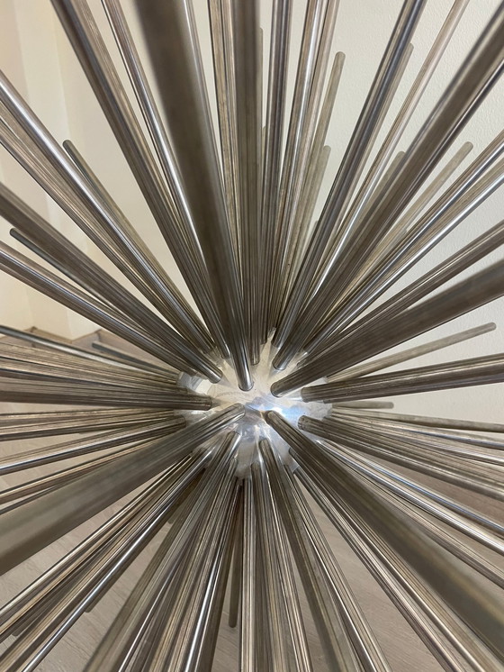 Image 1 of Curtis Jere Monumental Steel Asteroid Sculpture, Circa 1970