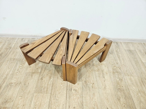 Tavolini modulari in rovere di Dittman, Paesi Bassi, anni '70, Set di 2 – Wood (photo 15 of 15)