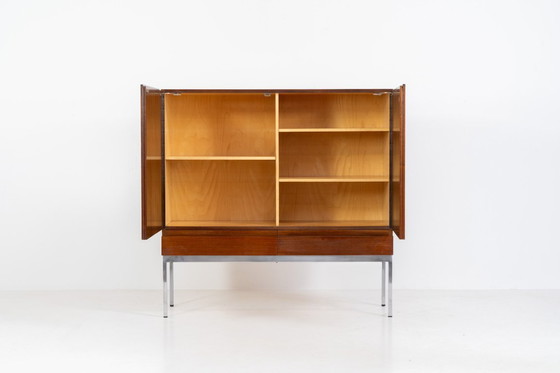 Image 1 of Zeldzaam S21 highboard in palissanderhout van Dieter Waeckerlin voor Behr