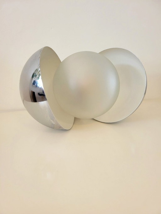 Set of 2 Diaframma wall lamps by Fontana Arte 1960