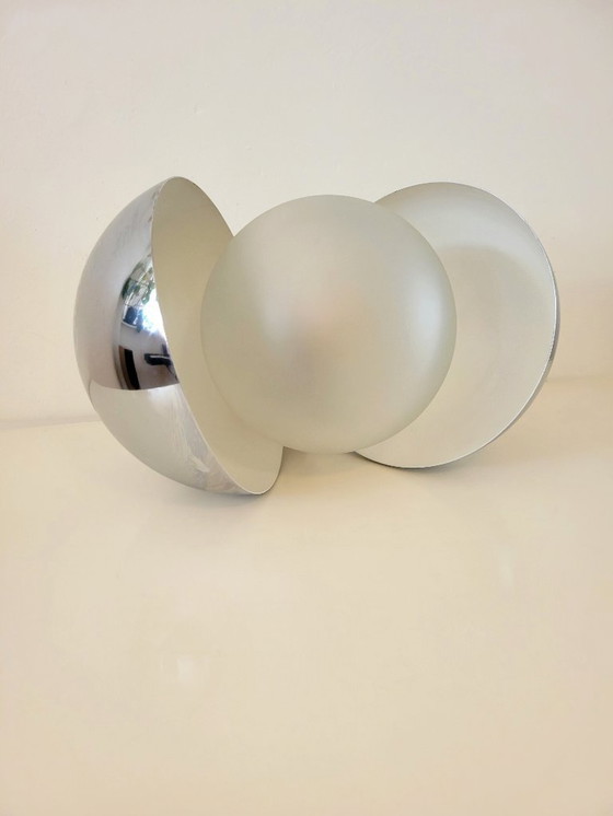 Image 1 of Set of 2 Diaframma wall lamps by Fontana Arte 1960