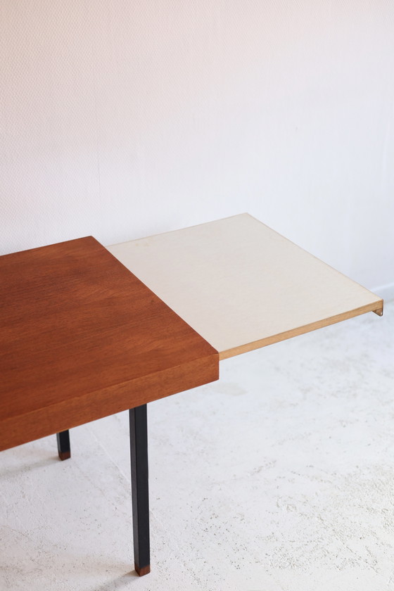 Vintage Scandinavische Salontafel Jaren 50/60 – Metal, Wood (photo 5 of 5)