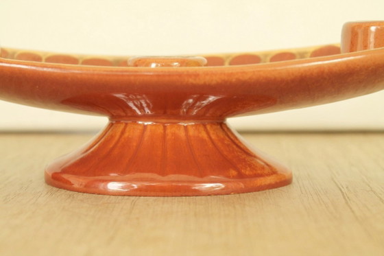Image 1 of Germany ceramic candlestick Jasba Keramik, 60s-70s fat lava style