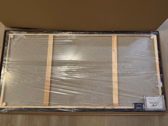 Image 1 of Feather XXL olieverf abstract