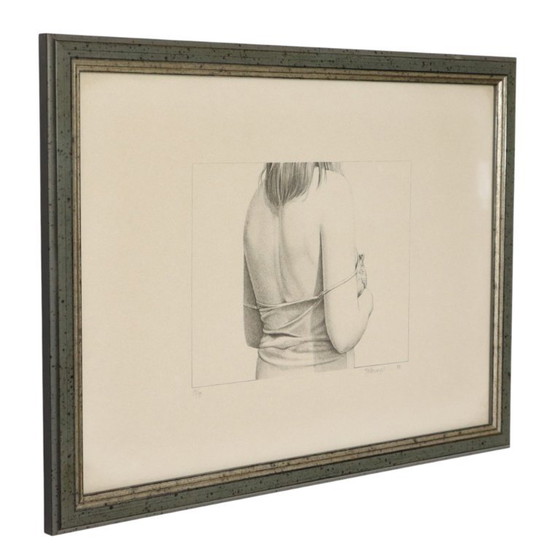 Roger Wittevrongel litho portret van een vrouw genummerd 79/99 – Litho's & Zeefdrukken, Paper (photo 2 of 13)
