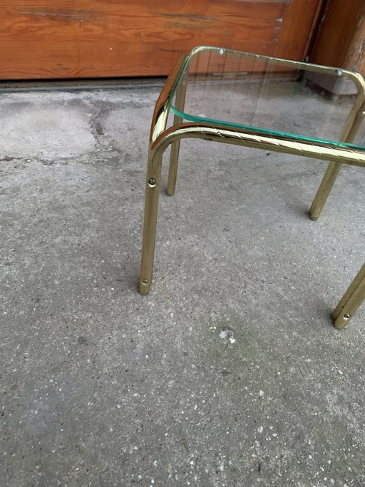 Vintage Messing Salontafel, Jaren 70