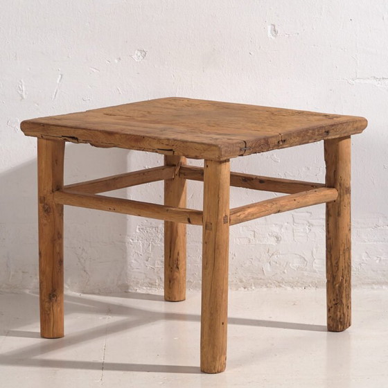 Antiker Massivholz-Couchtisch (ca. 1870) – Couchtische (photo 7 of 10)