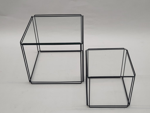 Set of side tables Max Sauze Isocele