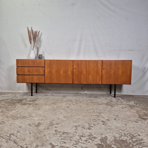 Vintage 1960s Danish Sideboard, Wall Unit Sideboard Teak