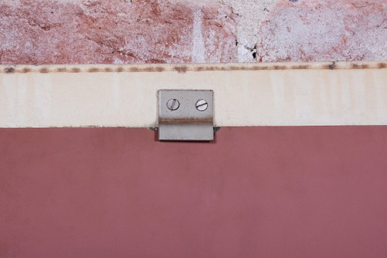 Specchio da parete Mid-Century originale, cornice in legno, ben conservato, ceco, anni '70 – Glass, Metal (photo 3 of 9)