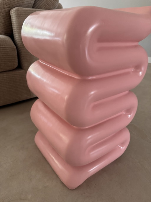 Frusta a colonna &K Amsterdam, altezza 62 cm - Rosa – bijzettafels, Other (photo 2 of 6)