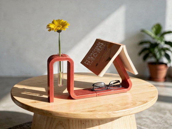 Image 1 of Red Magazine rack - PLA - 3D printed
