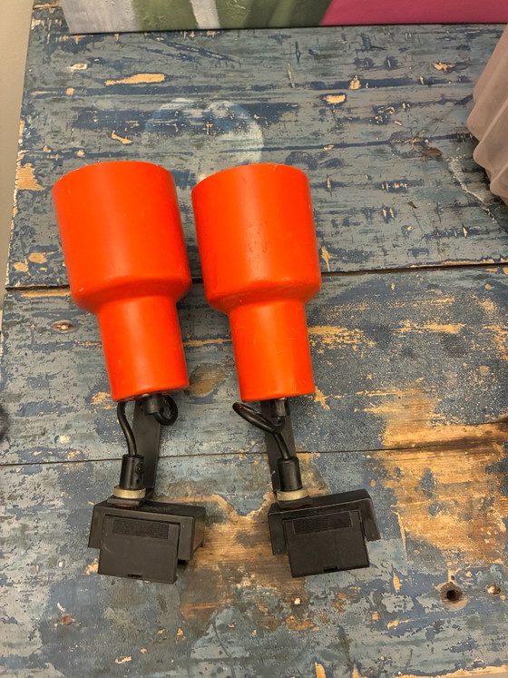 Set of 6 Vintage Philips Track Spot Lights NWS 83/96 – 70s Space Age – Metal, Plastic (photo 14 of 15)