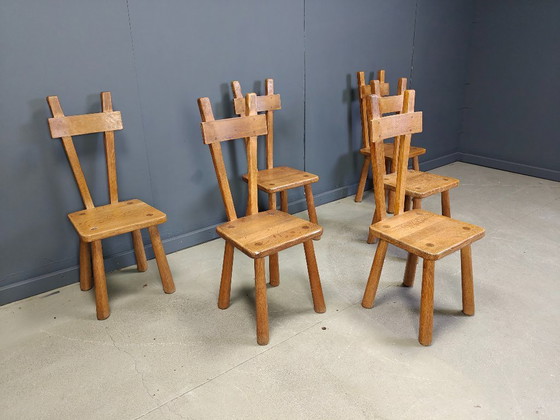 Image 1 of Brutalist dining set, 1960s 