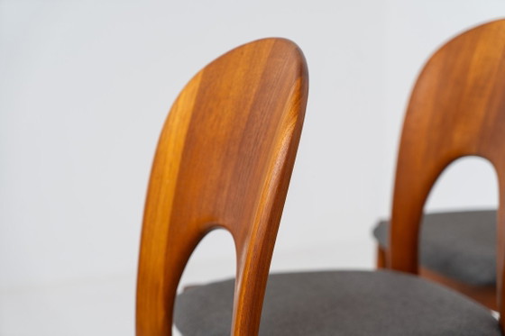 Set van 6 “Morten” Eetkamerstoelen van Niels Koefoed (Denemarken, jaren 60) – Wood, Vintage (photo 5 of 10)