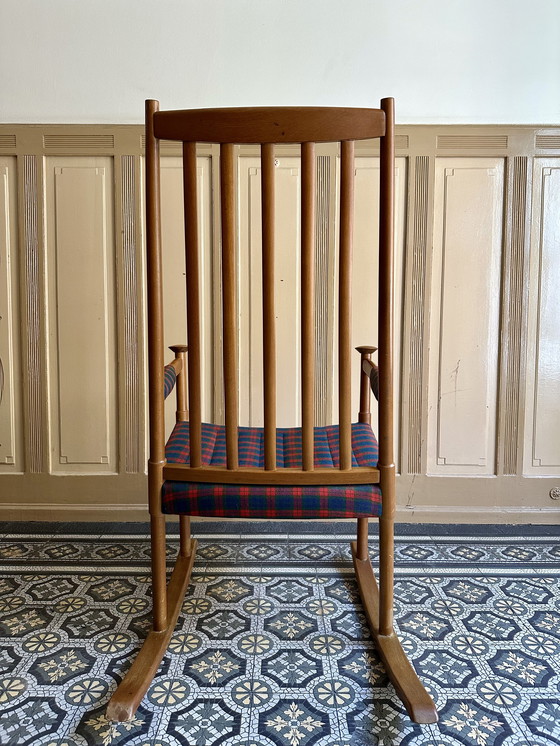 Image 1 of Fauteuil à bascule de Karl-Axel Adolfsson pour Gemla, Suède années 1960