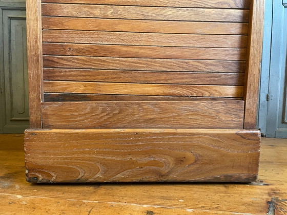 Image 1 of Mobile con serranda avvolgibile Mobile archivio Mobile musicale Art Deco 1930