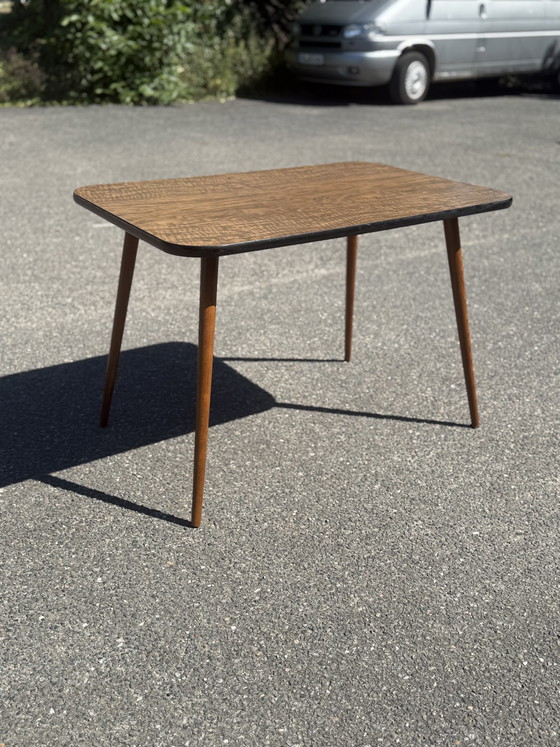Tavolino da caffè Mid Century Vintage Marrone Anni '50 – Tavolini da caffè, Wood, Plastic (photo 7 of 7)