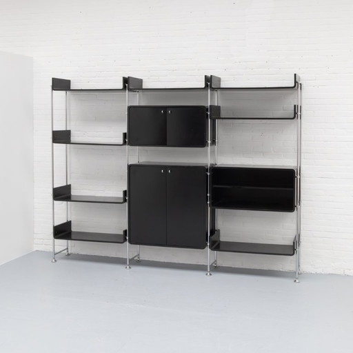 Parete attrezzata Omnia Indra anni '70