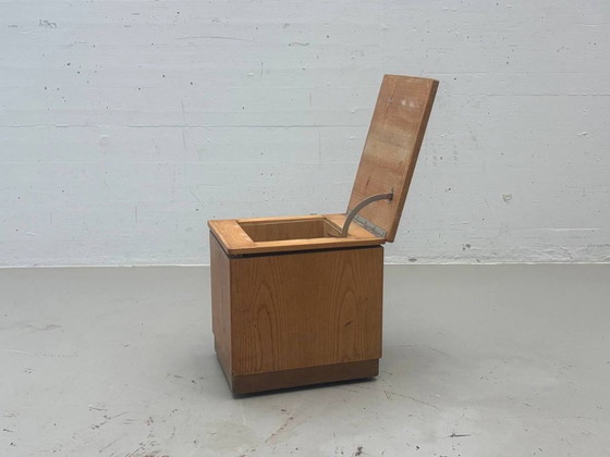 Vintage Wooden Seating Chest, 1960s – Storage cabinet (photo 8 of 13)