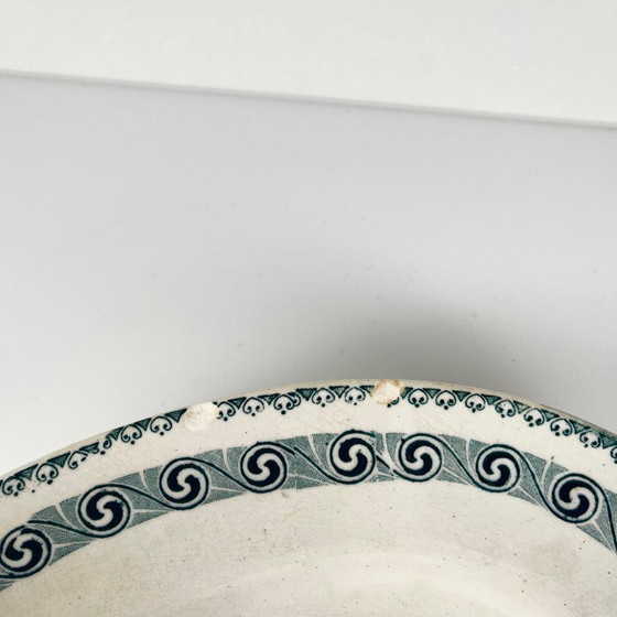 Image 1 of Large oval dish "Rachel" Moulins des loups & Hamage, iron earth