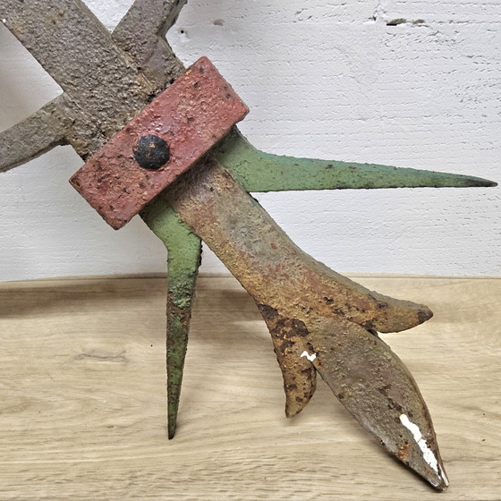 Image 1 of Antico ponte vittoriano in ferro battuto / recinzione / decorazione industriale / curiosità industriale (ciascuno)