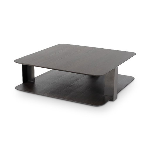 Salontafel 100x100 cm Dark Grey – Wood