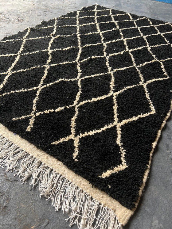 Op maat gemaakt traditioneel zwart Marokkaans Berberkleed, maat 2/3 meter – Alessi, Vloerkleden en tapijten (photo 11 of 11)