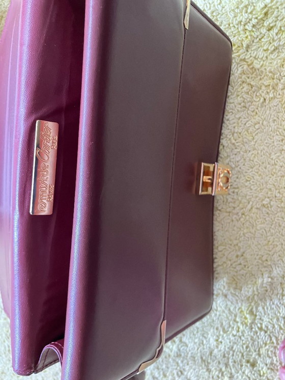 Image 1 of Borsa Cartier Le Must Borgogna Vintage