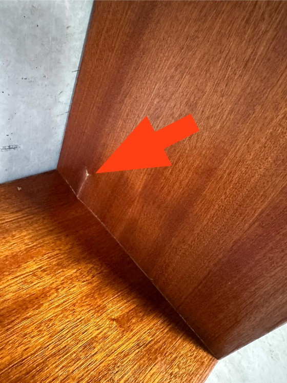 Image 1 of Mueble de pared de estilo moderno de mediados de siglo - teca