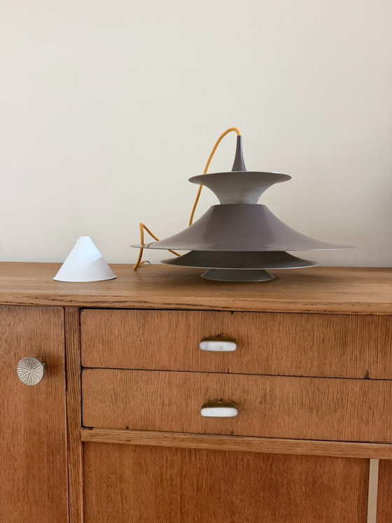 Lampada di design danese Vintage Fog & Morup Radius - Erik Balslev – Fog & Mørup, Lampade a sospensione (photo 7 of 13)