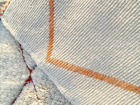 Tappeto in lana con motivo geometrico, Tappeti, Crema, Scandinavian (foto 4 di 8)
