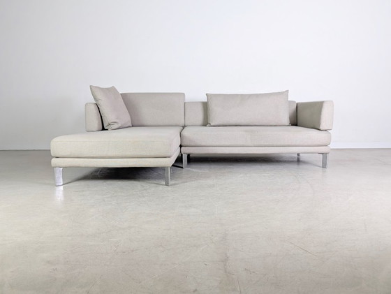 Image 1 of Original Rolf Benz Sento Sofa Design Couch Eckcouch grau Stoff