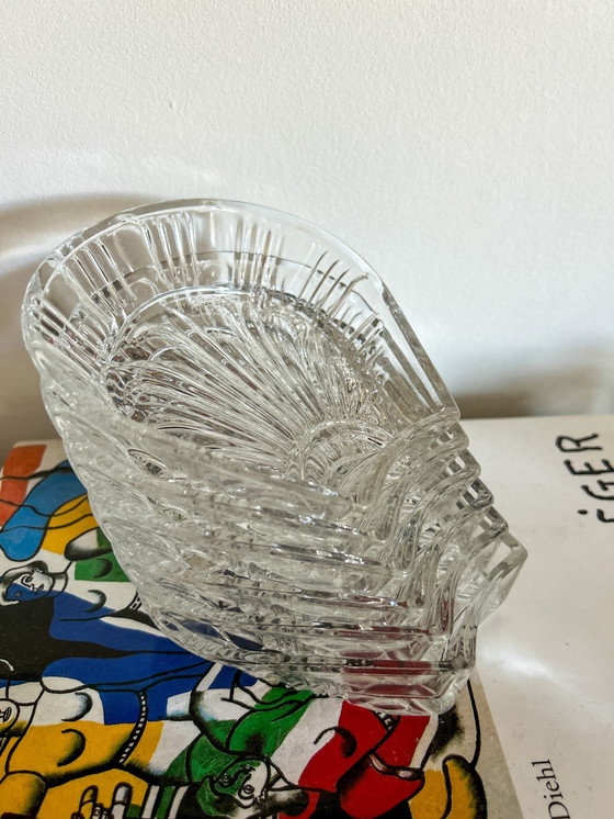 Image 1 of 6x vintage glass shell / oyster plates
