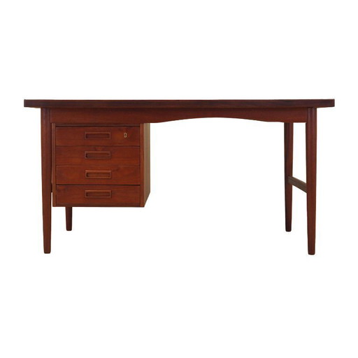 Bureau en teck, design danois, années 1970, production : Danemark
