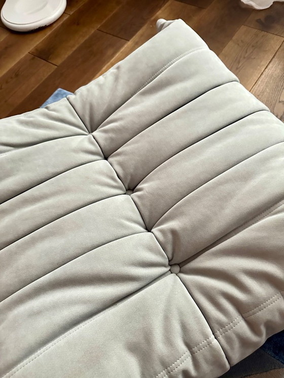 Image 1 of Original Togo alcantara stone grey - 3 years old including invoice