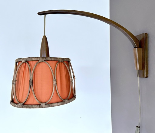 Grote Vintage Deense Wandlamp