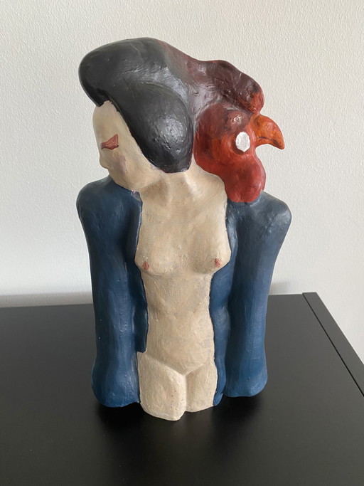 Joan Seyferth - Rooster Woman figurine