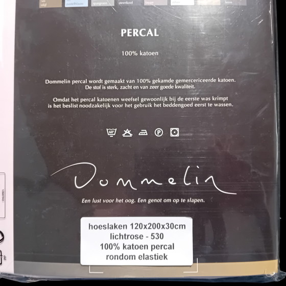 Image 1 of Drap-housse en percale 120 x 200 cm