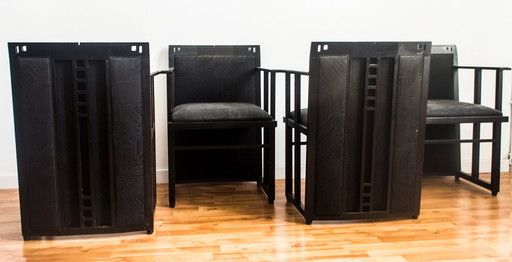 Juego de 4 sillas de comedor Giorgeti Galaxy