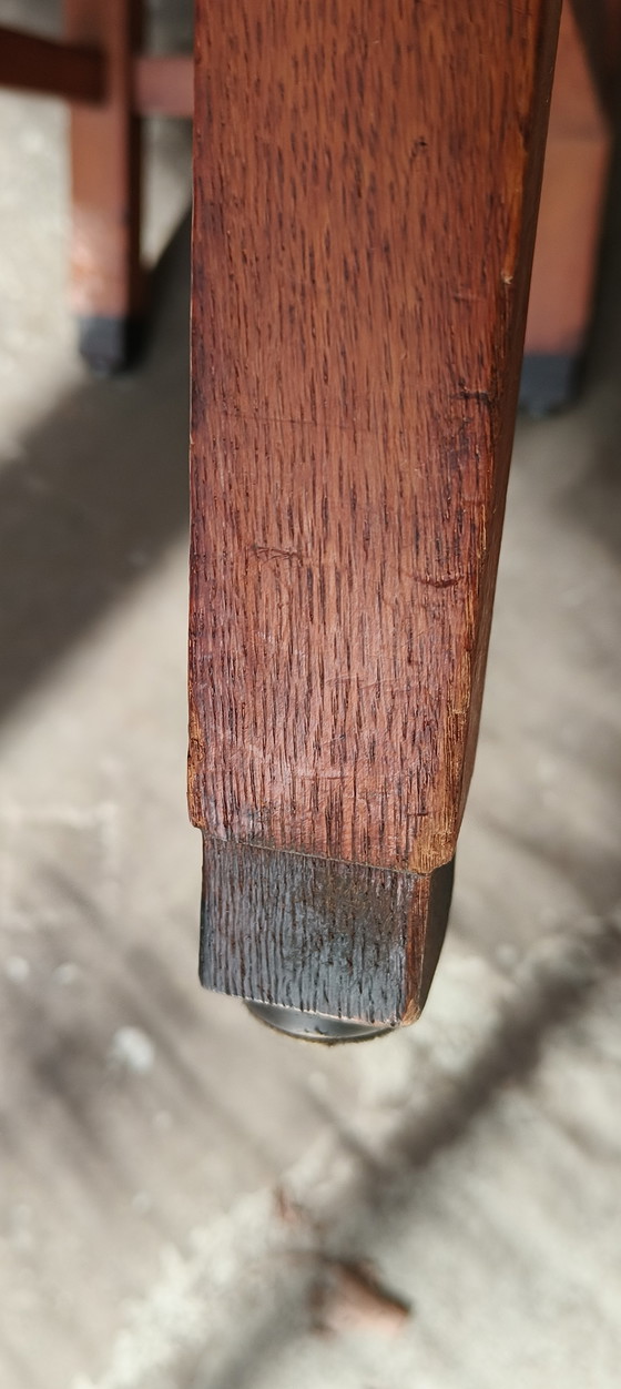 Image 1 of Hague Amsterdam School 1920s Art Deco New Objectivity stool piano stool