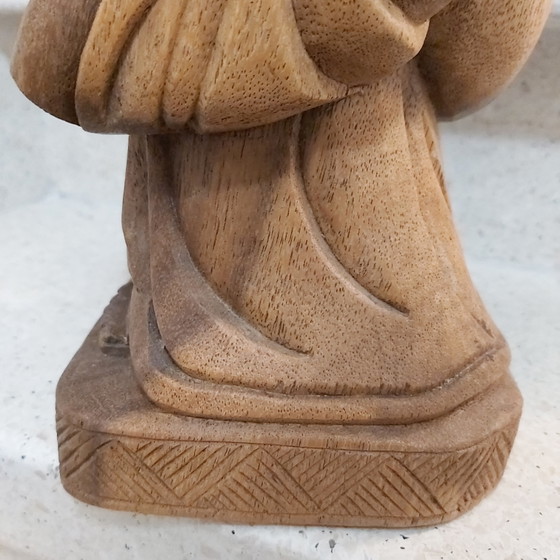 Budai Buda Feliz para la felicidad, la prosperidad y la alegría – Esculturas, Wood (photo 4 of 8)