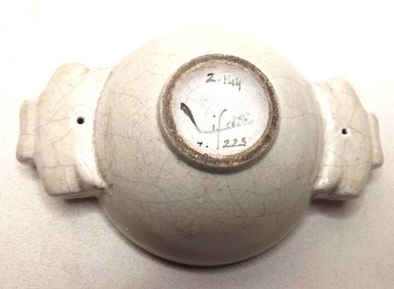 Image 1 of Art Deco bowl by Paul Bonifas, signed and numbered. Width 24 cm