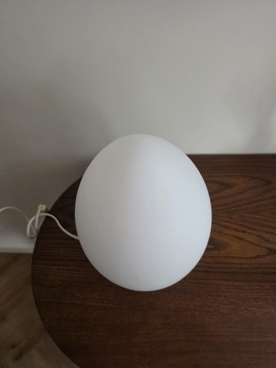 1x Satin Egg Lamp Egg Lamp Vintage XL Model – Table lamps, Glass (photo 4 of 6)