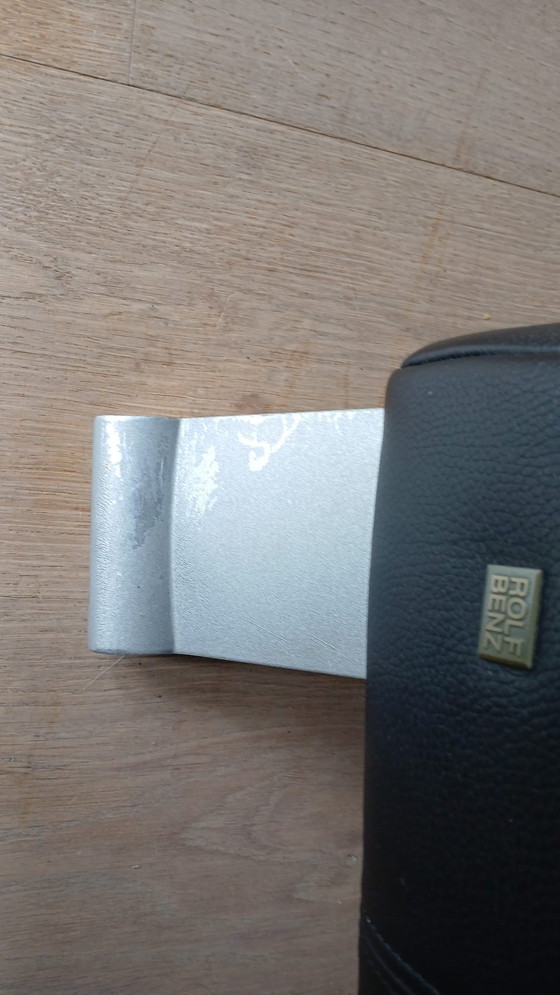 Image 1 of Rolf Benz RB322 zwart leder 