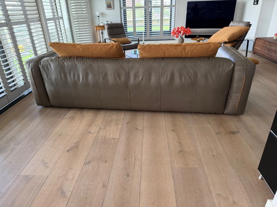 Image 1 of Divano Rolf Benz a 3,5 posti. 286x109x72 cm, in pelle.