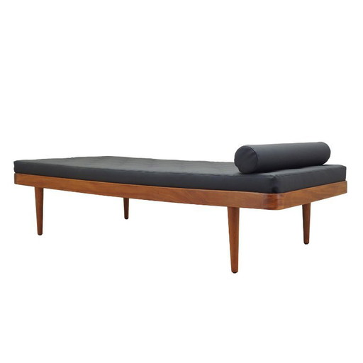 Tagesbett aus Teakholz, dänisches Design, 1970er Jahre, Produktion: Dänemark