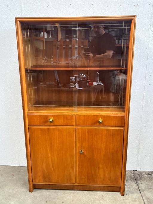 Vintage Highboard / Display Cabinet, Germany 1970s
